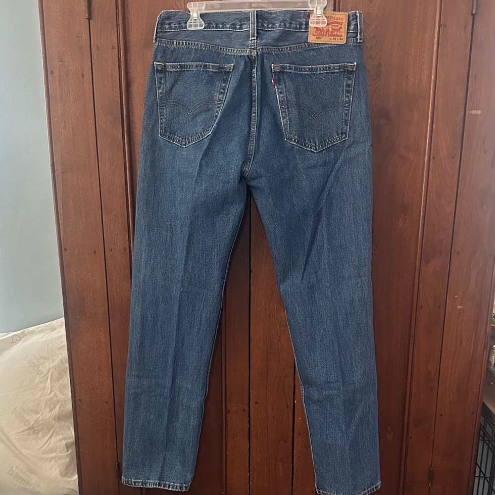 Levi's Men's Classic 505 Blue Denim Jeans